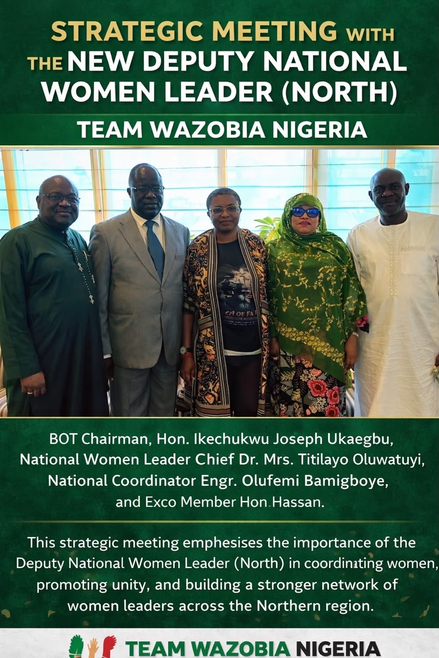 Strategy Meeting Team Wazobia Nigeria