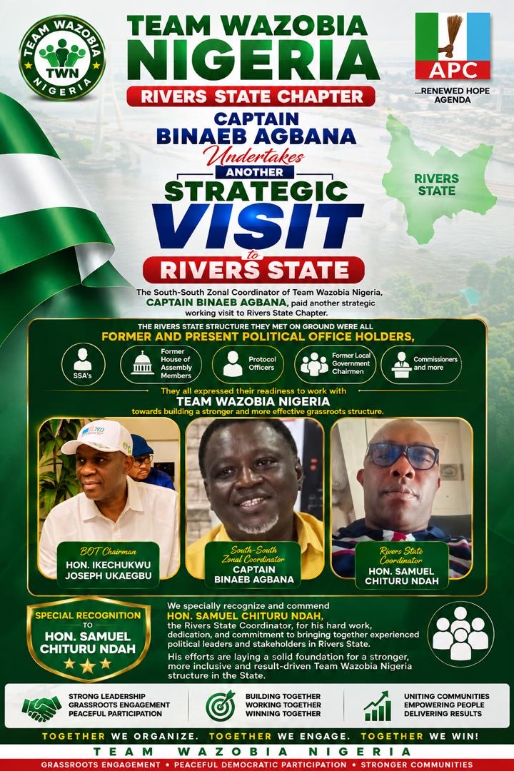 Strategic visit to rivers state